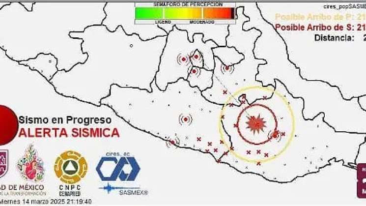 Sin afectaciones por sismo de 5.5 con epicentro en Tlaxiaco