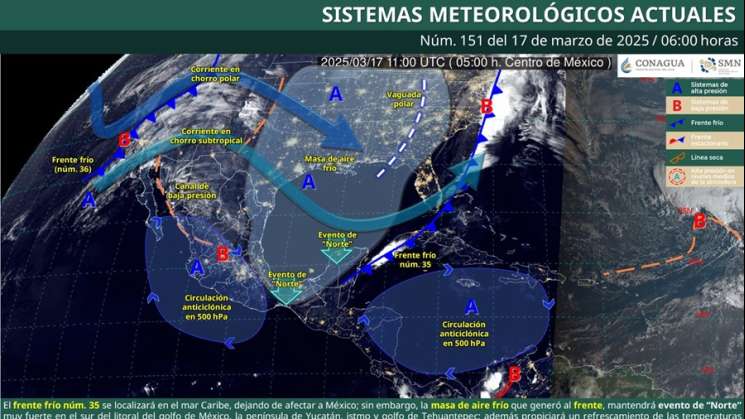 Continuarán lluvias con chubascos aislados al norte de Oaxaca  