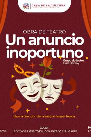 Invita CCO a actividades culturales del 19 al 21 de marzo 