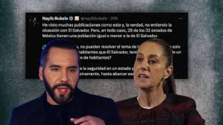 Tras comentarios de Bukele, Sheimbaum pide respeto para México